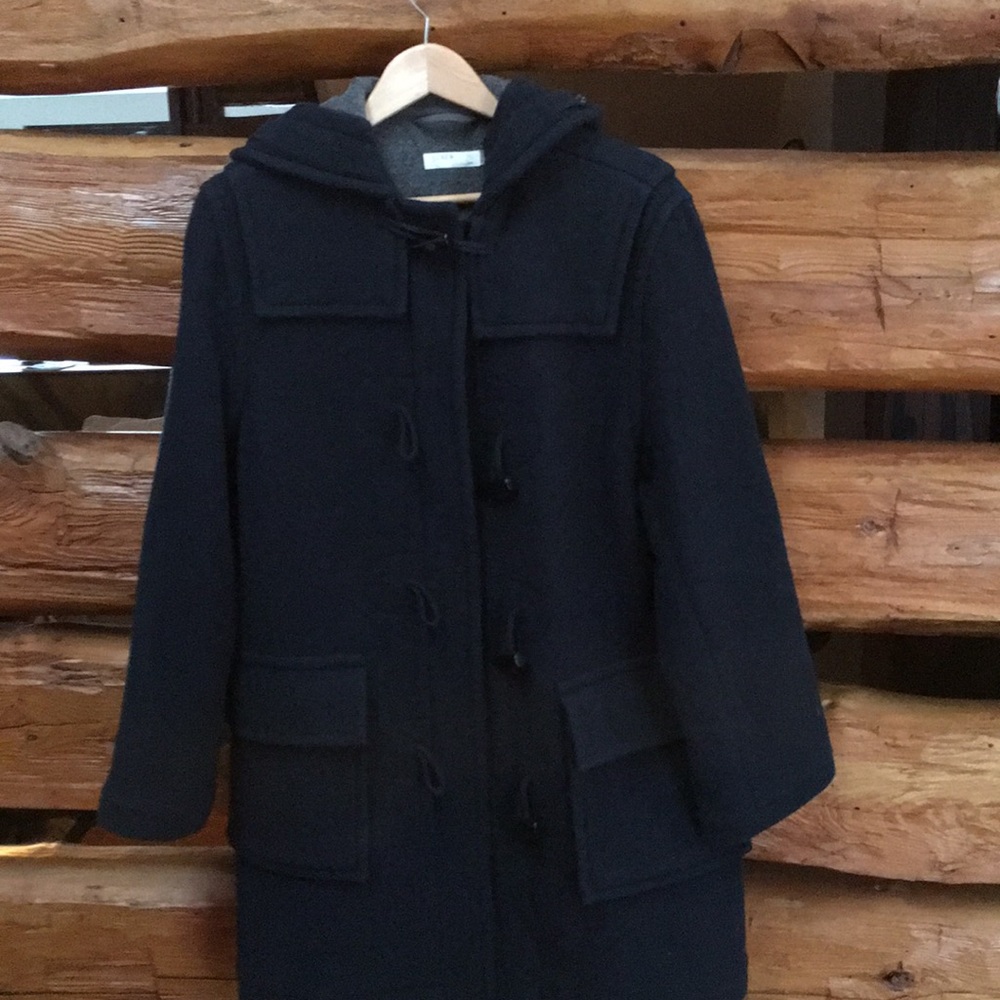 J Crew Toggle Button Stadium Coat